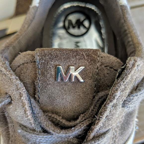 Michael Kors Allie Suede Trainers, Sz 7 - Picture 6 of 8